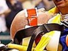 pitcher cops frightening blow to the head